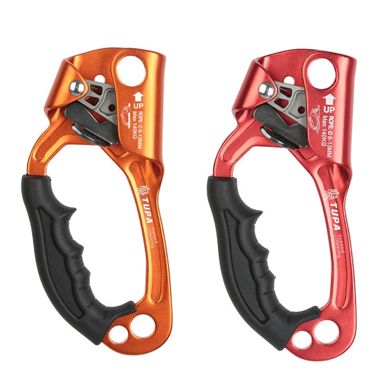 Aluminum Rock Climbing Mountaineering Hand Clamp Ascender