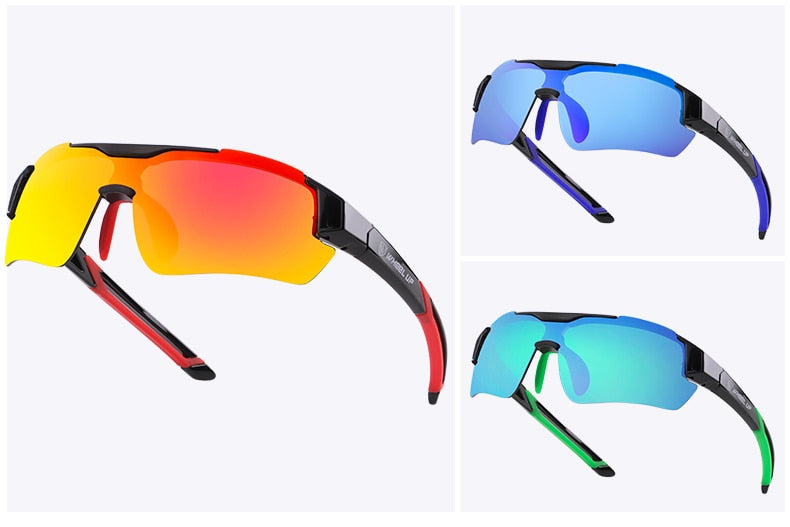 SUNGLASS "ROCKBROS" Polarized Cycling Sunglass lenses