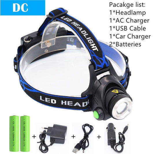Headlamp LED Rechargeable Lantern