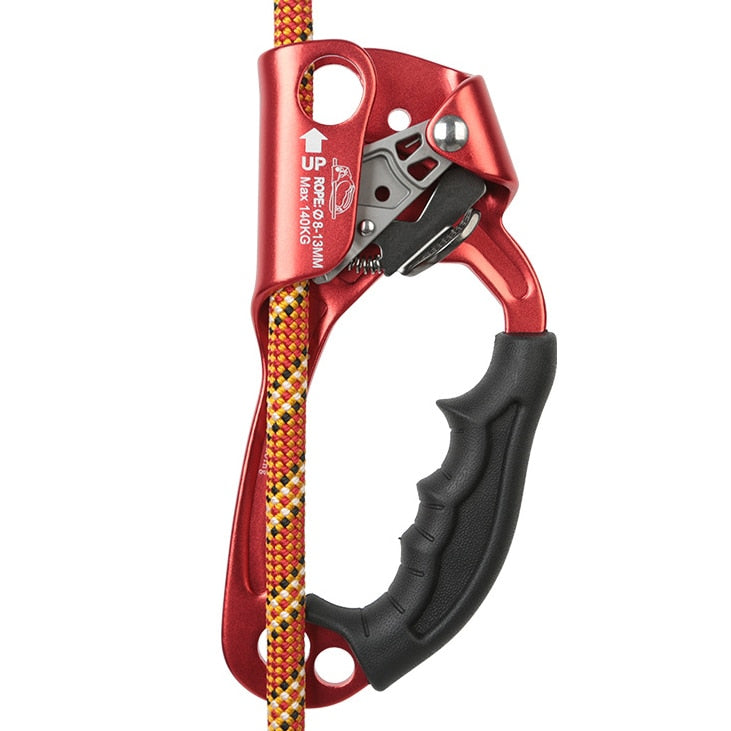 Aluminum Rock Climbing Mountaineering Hand Clamp Ascender