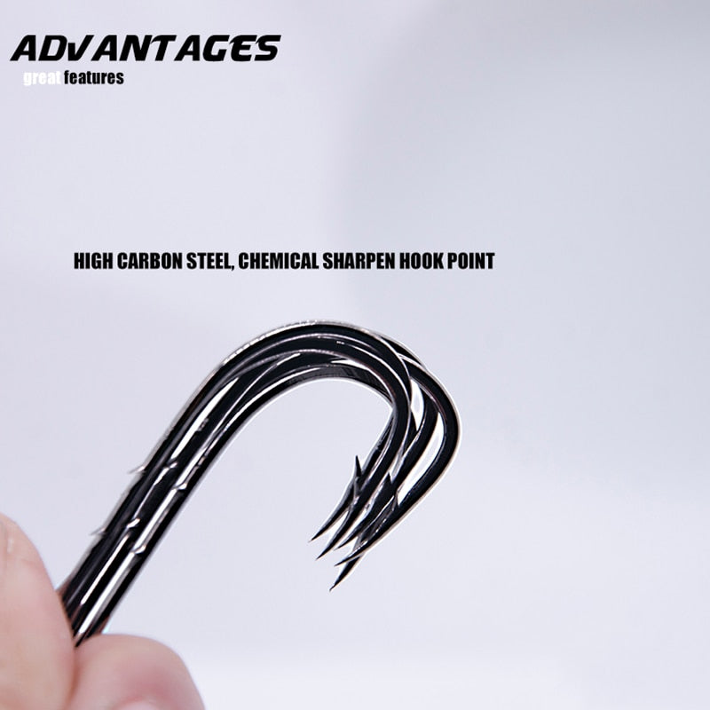 FISHING Hooks Long Shank 50 pcs