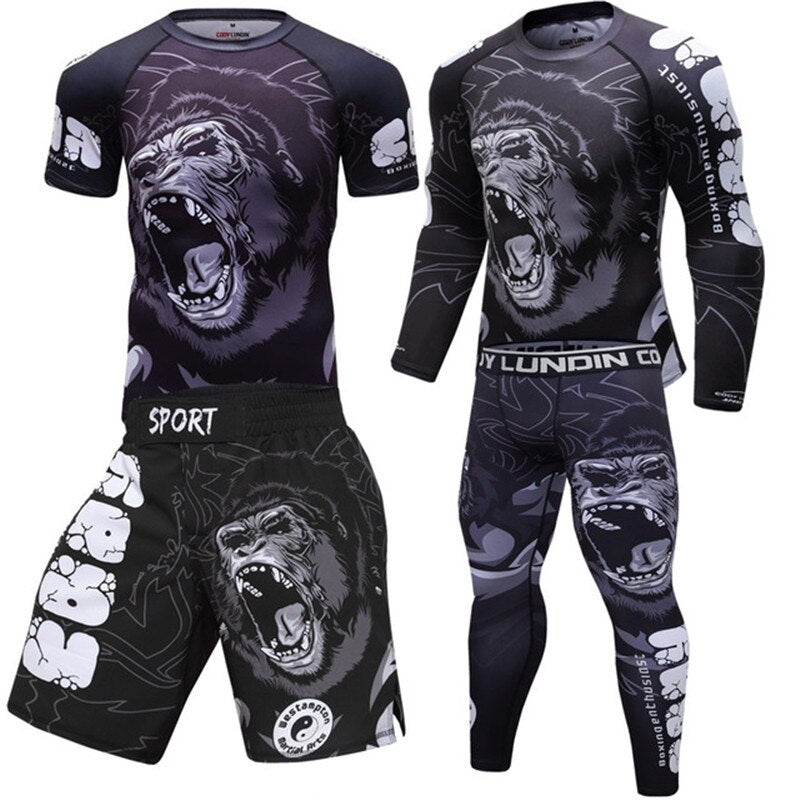 Rashguard  MENS Sports Compression Sets