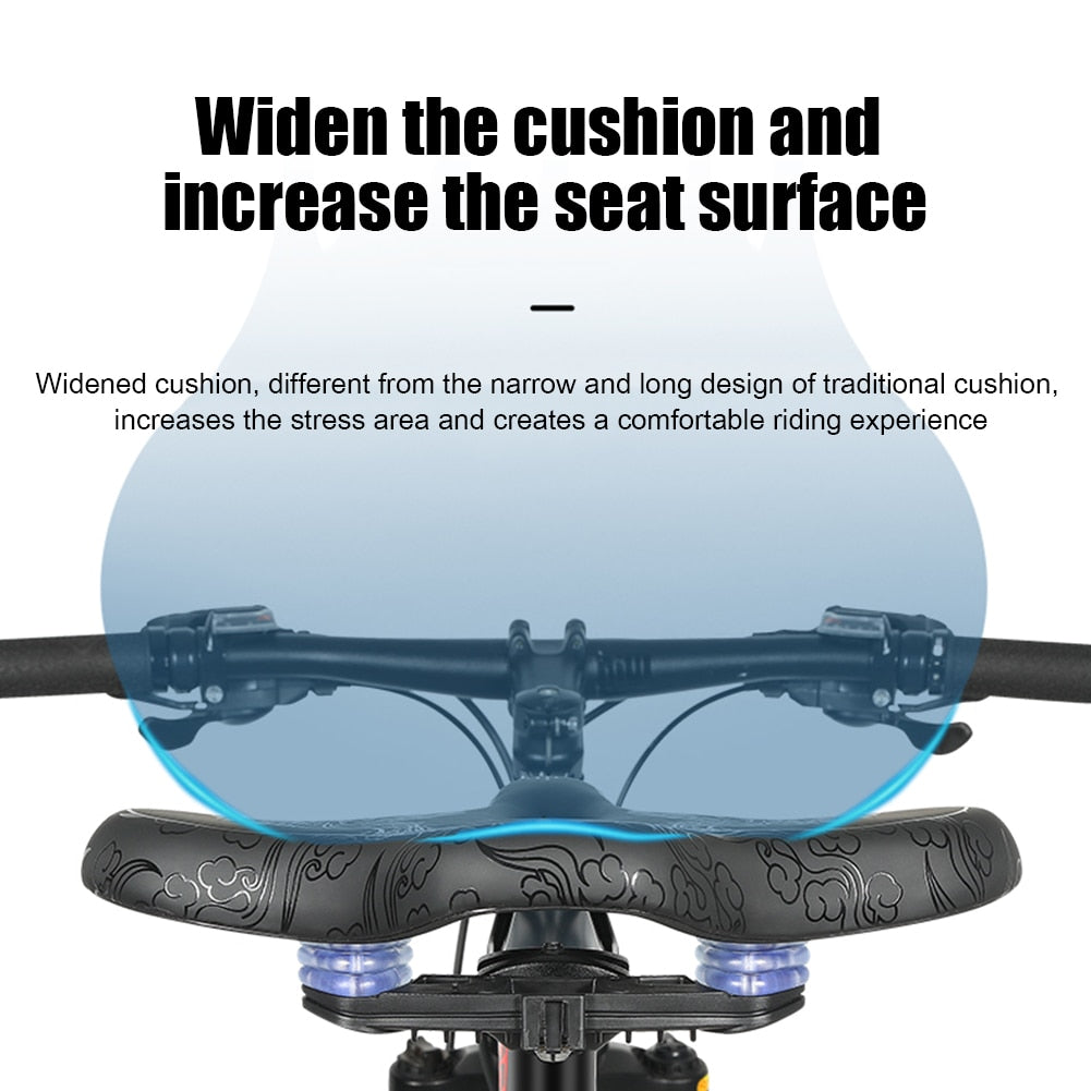 Bike Seat Cushion Breathable Comfort Shock Absorption Saddle