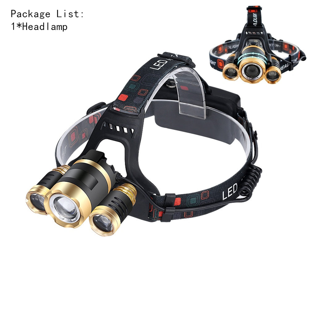 HEadlamp "SAIFENLAN"  Rechargeable ZOOM Super Flashlight