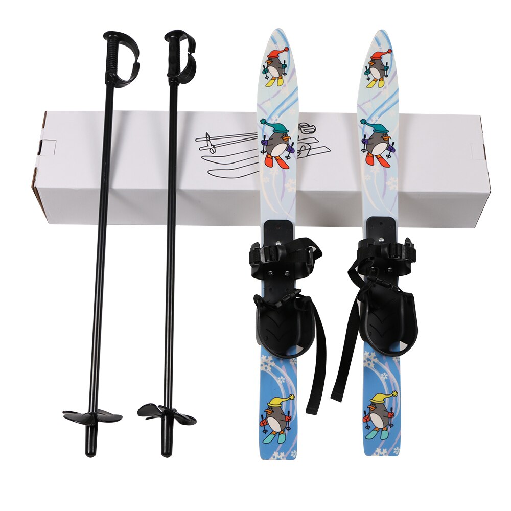 Children Ski Board & Poles Set