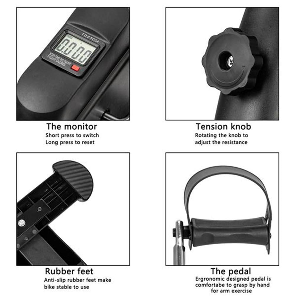 Mini Table Exercise Fitness Bike for the rehabilitation Hand/Feet