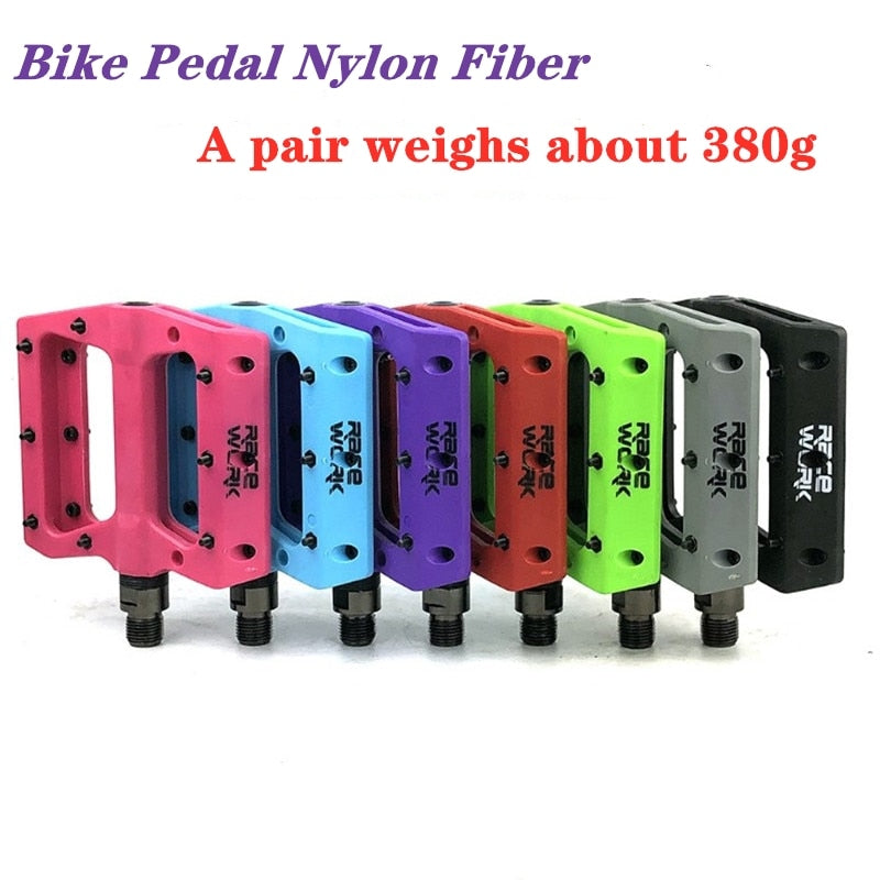 Bicycle Racework Nylon Pedals Mountain Platform Racing Bike footrest Accessories