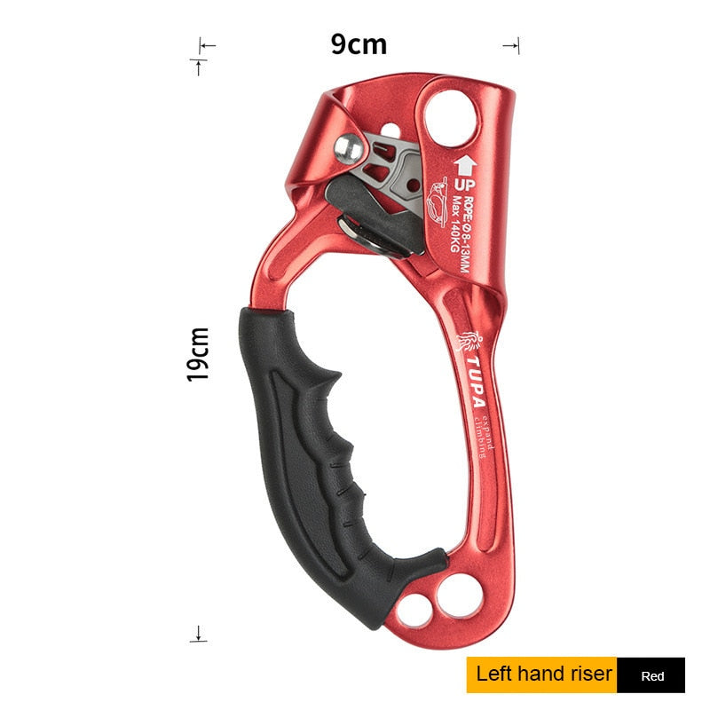 Aluminum Rock Climbing Mountaineering Hand Clamp Ascender