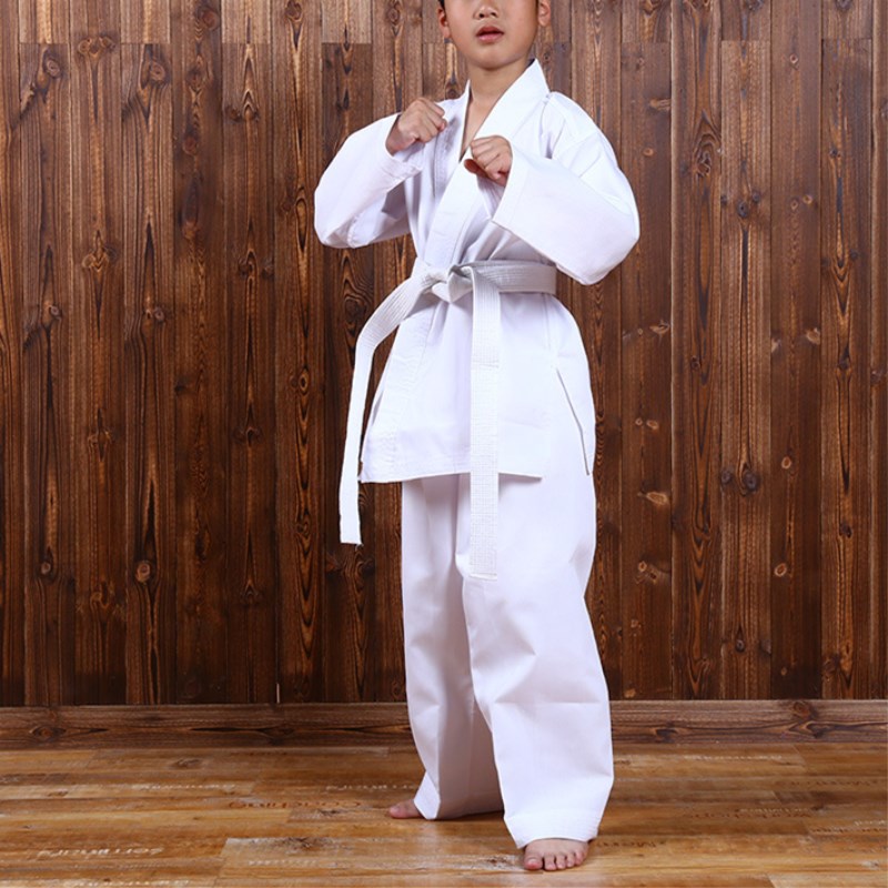 Martial Art Traditioinal Karate White Uniform With Belt