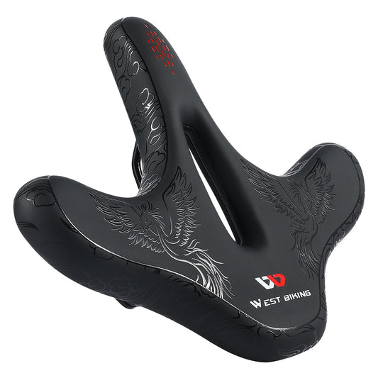 Bike Seat Cushion Breathable Comfort Shock Absorption Saddle