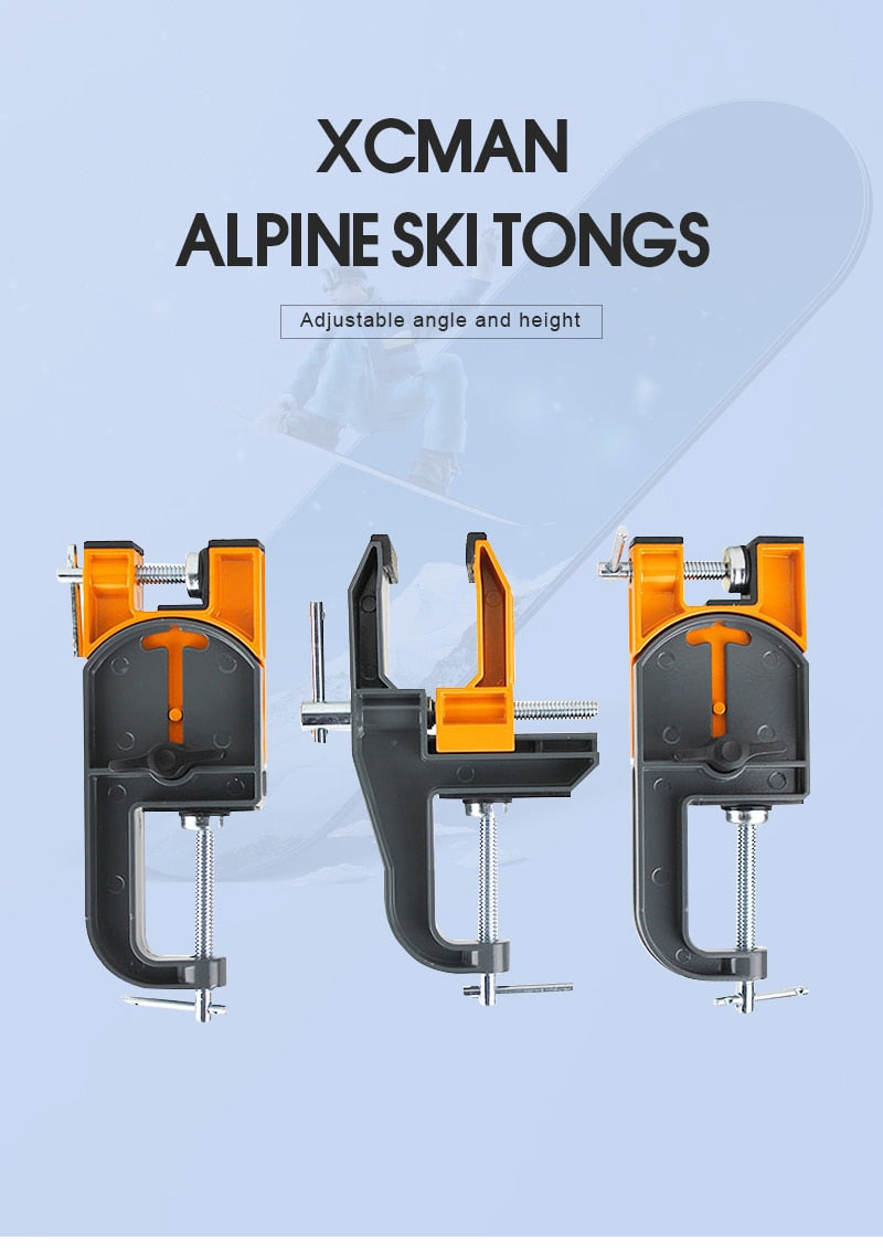 Alpine Ski Tuning Jaws Edging for Repair and Waxing