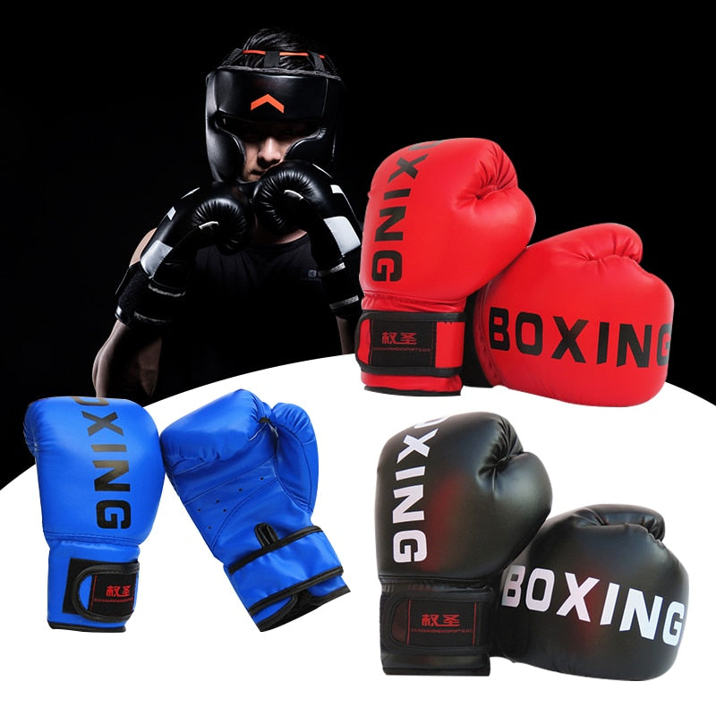 Boxing/Kick Boxing Gloves Professional PU Leather