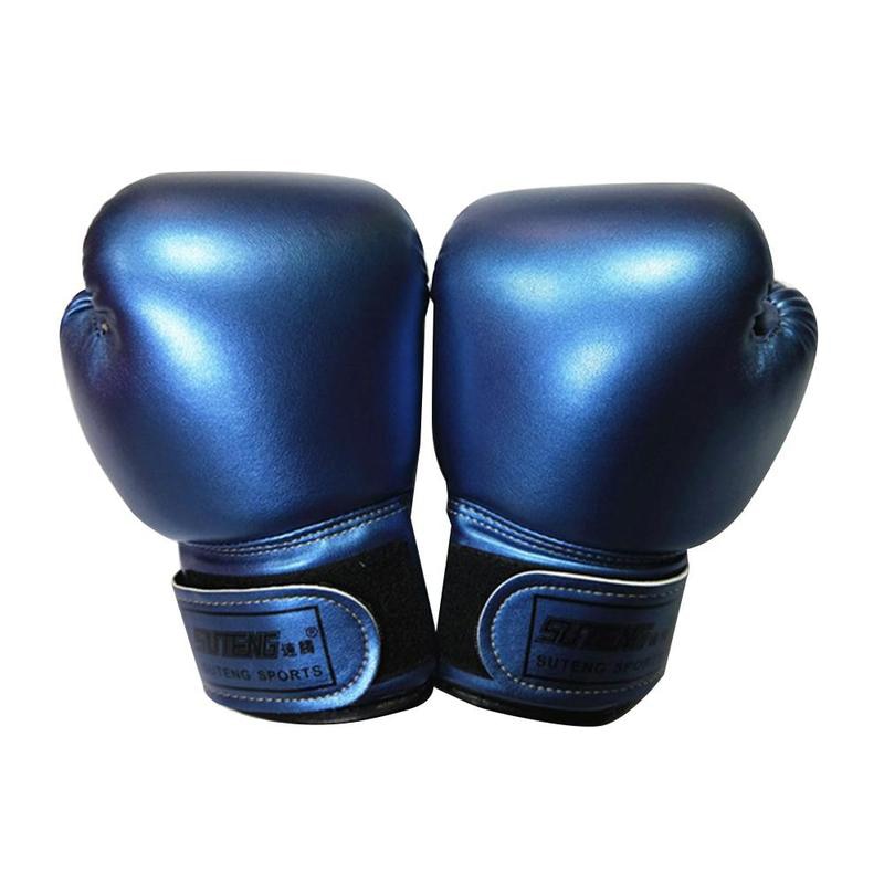 Children Top Quality Leather With Velcro Wrist Boxing Gloves