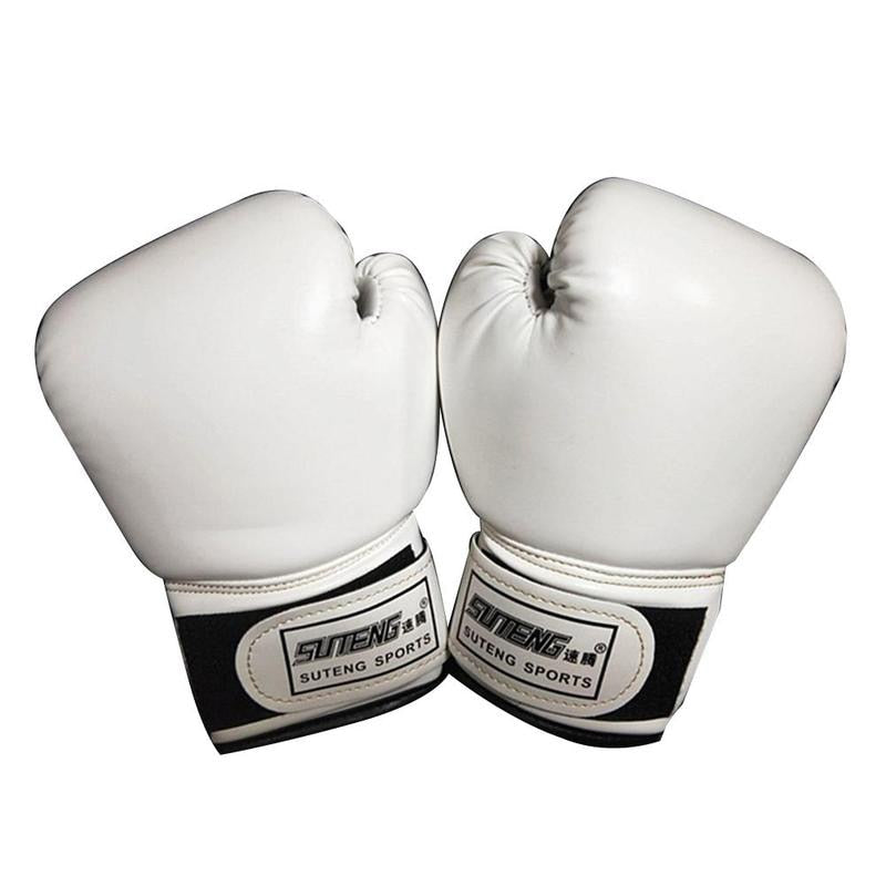 Children Top Quality Leather With Velcro Wrist Boxing Gloves