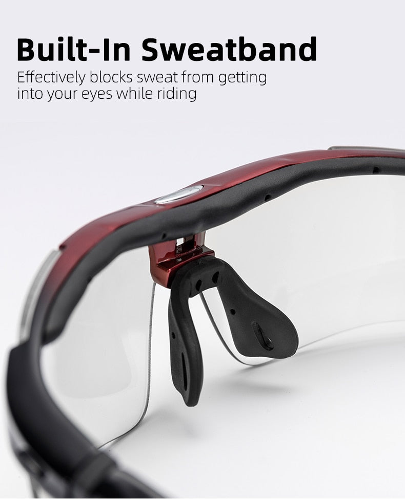 SUNGLASS "ROCKBROS" Polarized Cycling Sunglass lenses