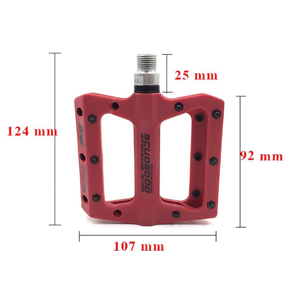 Bicycle Mountain Bike Pedal Ultra-light Nylon Fiber Bearing Pedals