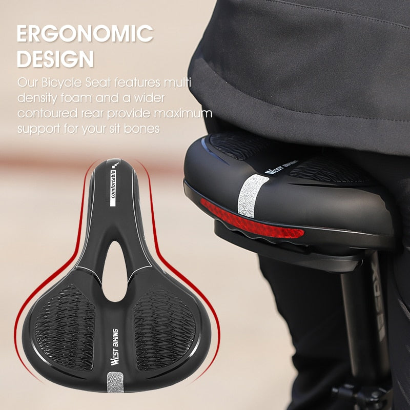 Bicycle Seat Large Soft Thickened Gel Pad Cushion