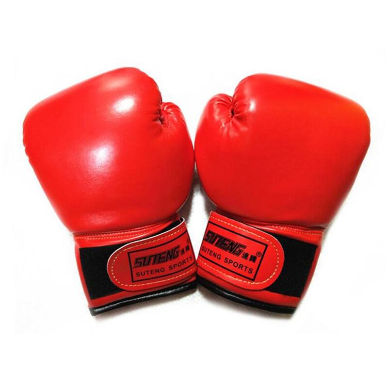 Children Top Quality Leather With Velcro Wrist Boxing Gloves