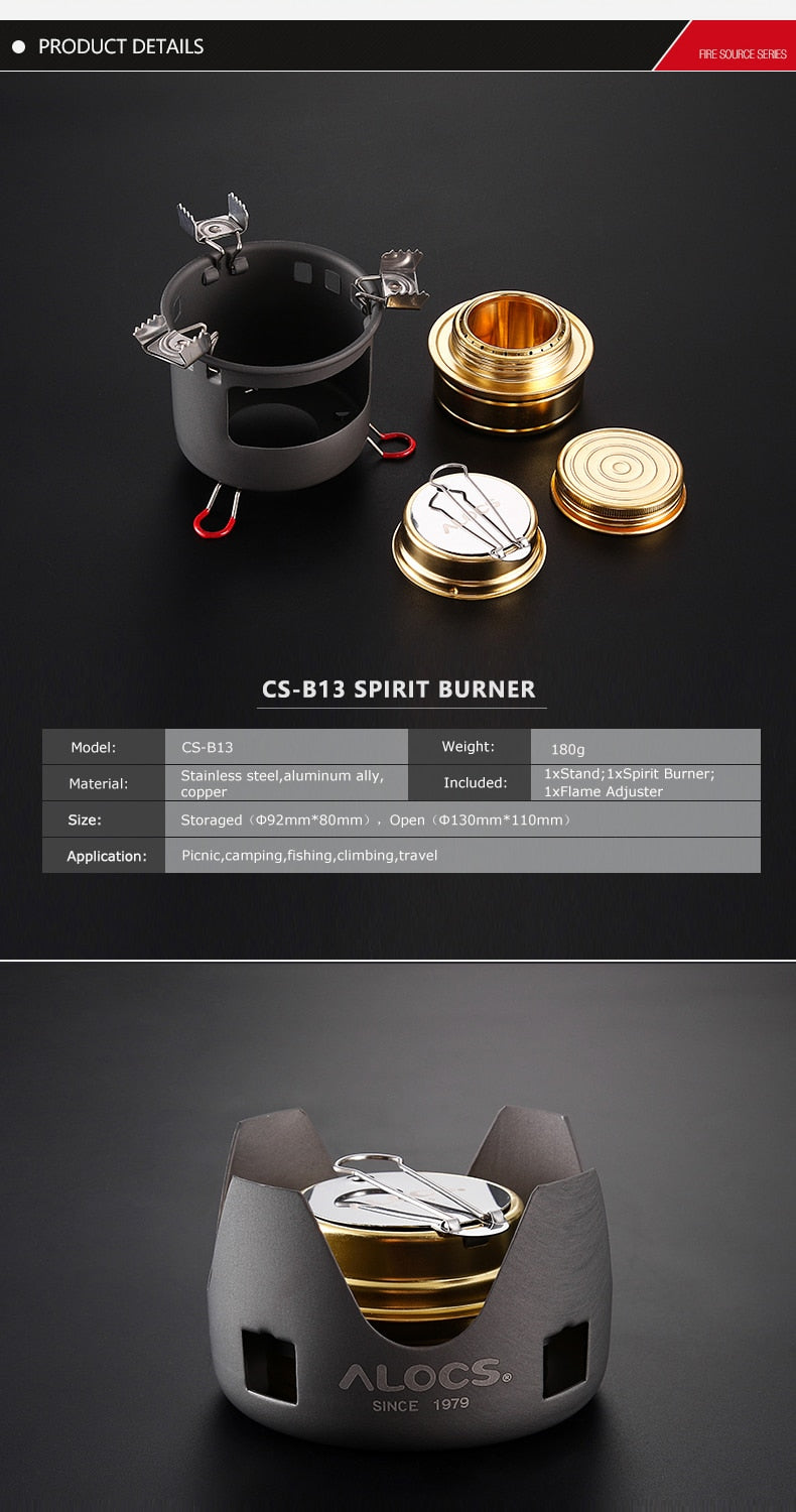 Outdoor Spirit Burner Stove