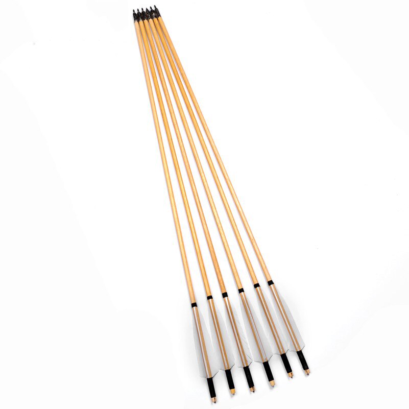 US Wooden Cedar Bow & Arrows 30 Inches