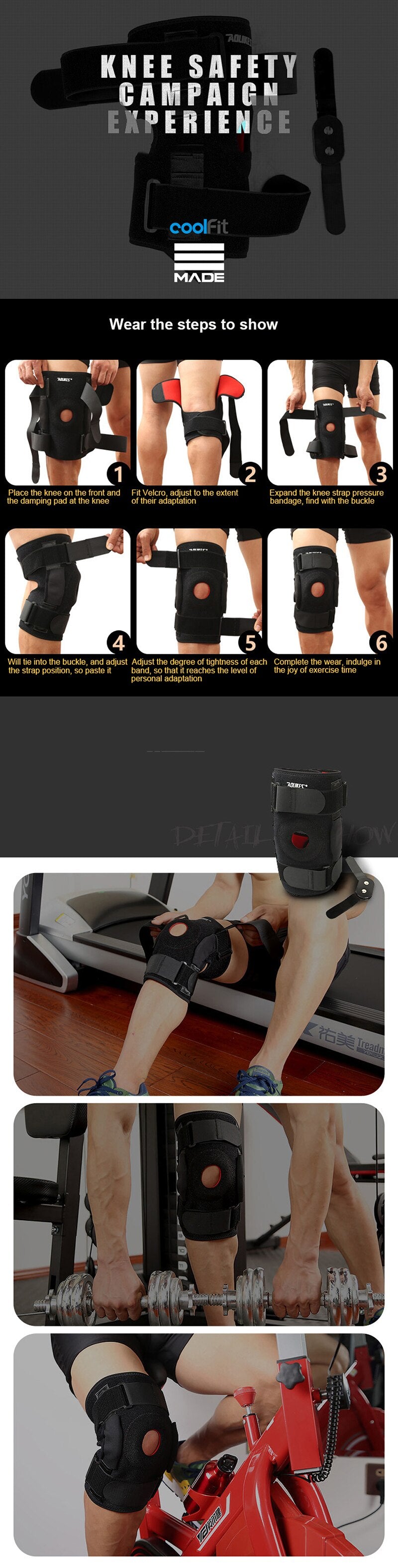 Professional Sport Support Knee Brace