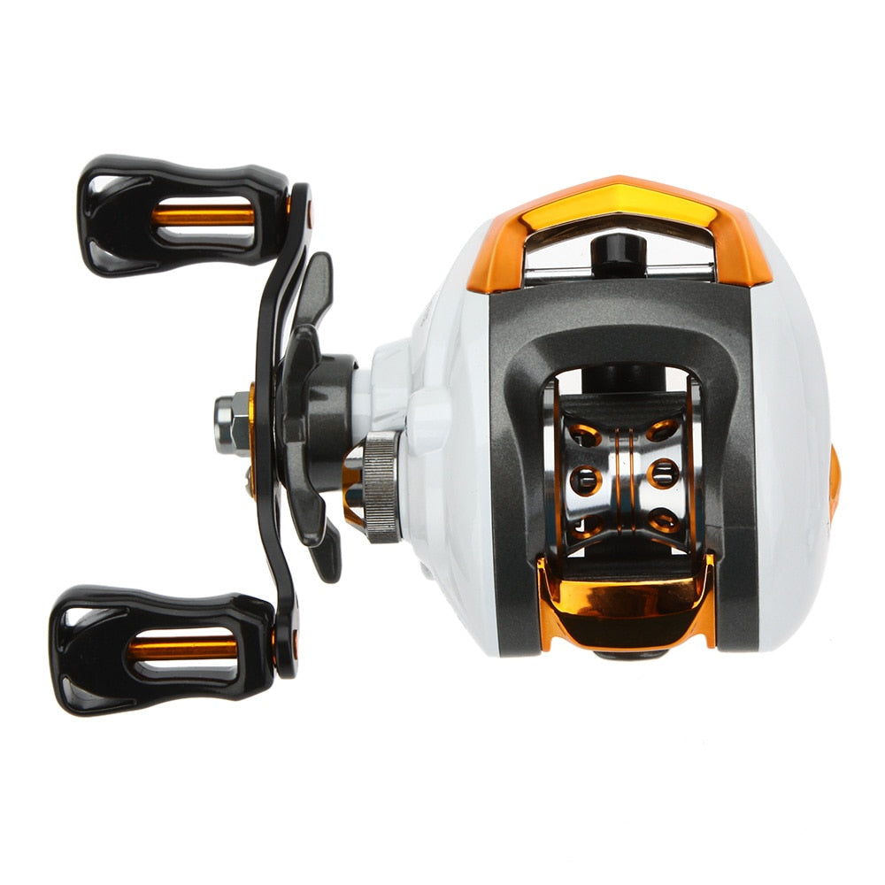 Lixada 12+1 Ball Bearings Baitcasting Reel Fishing Fly High Speed Fishing Reel with Magnetic Brake System