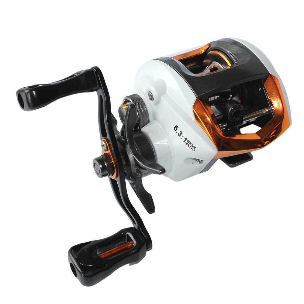 Lixada 12+1 Ball Bearings Baitcasting Reel Fishing Fly High Speed Fishing Reel with Magnetic Brake System