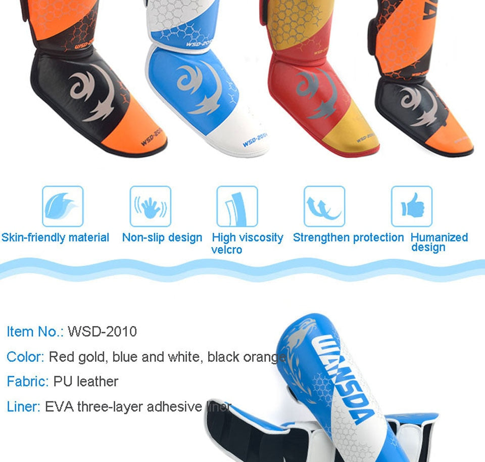 Shin Protective Guards W/Ankle Support All Genders