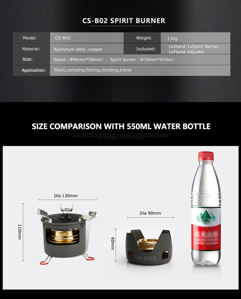 Outdoor Spirit Burner Stove