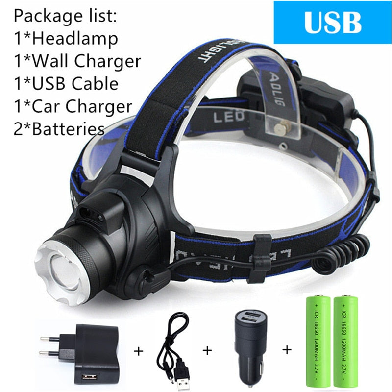 Headlamp LED Rechargeable Lantern