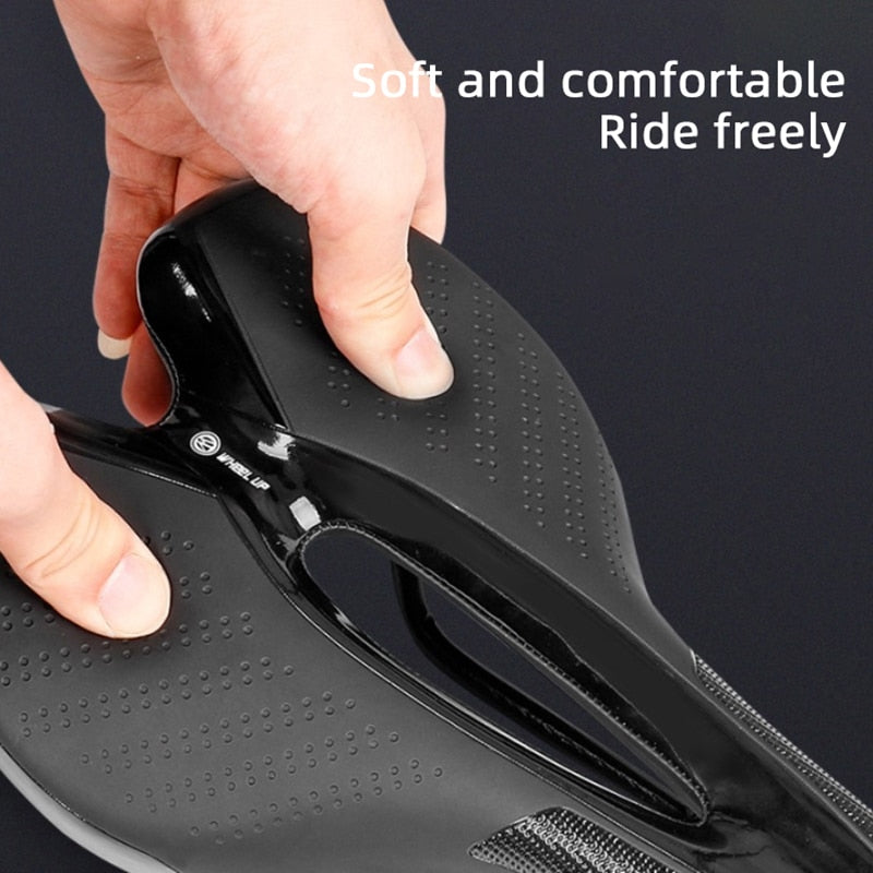 Bicycle Saddle Seat Bike Cushion With Taillight & Shockproof Saddle