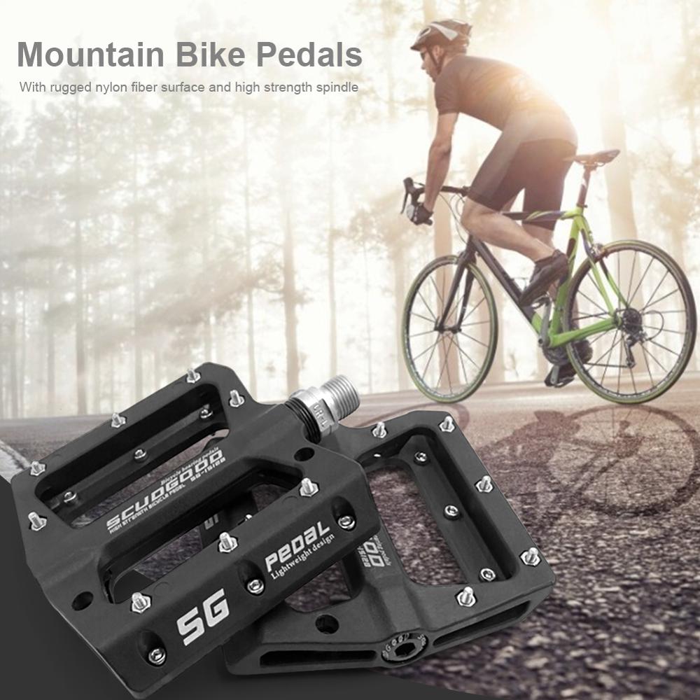 Bicycle Mountain Bike Pedal Ultra-light Nylon Fiber Bearing Pedals