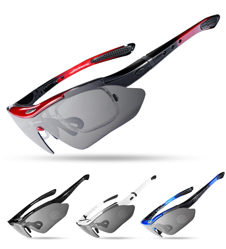 SUNGLASS "ROCKBROS" Polarized Cycling Sunglass lenses