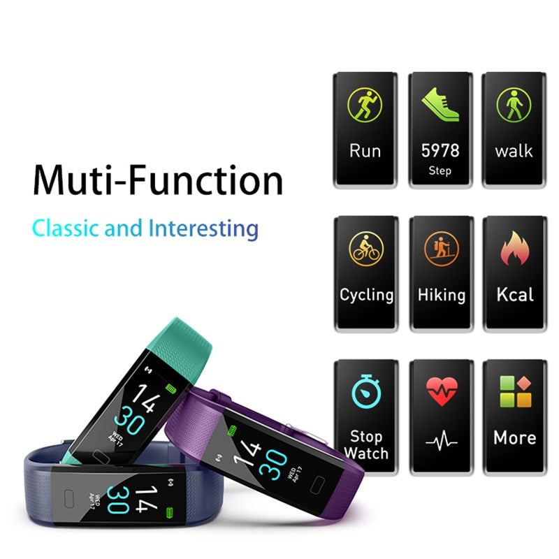 Smart Sport Fitness Watch with Message Reminder Unisex