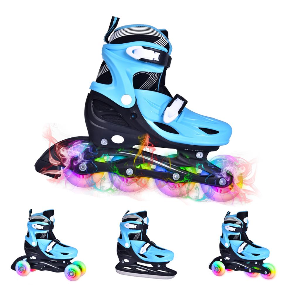 Kids Roller Skates 4 in 1 Adjustable Roller Skates