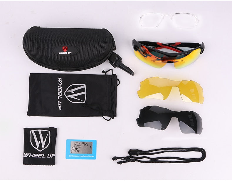 SUNGLASS "ROCKBROS" Polarized Cycling Sunglass lenses