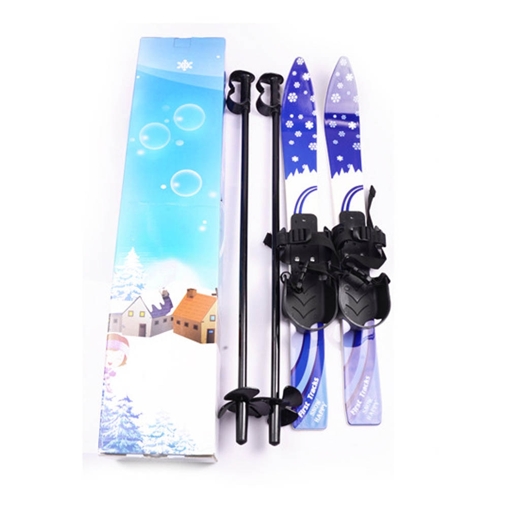 Children Ski Board & Poles Set