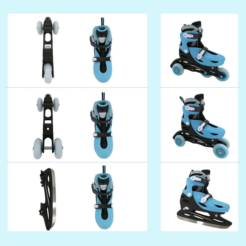 Kids Roller Skates 4 in 1 Adjustable Roller Skates