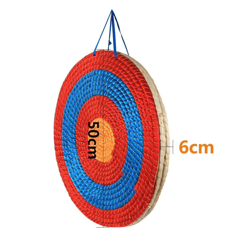 Archery Target 20 inch Traditional Solid Straw Target 2.2 inch