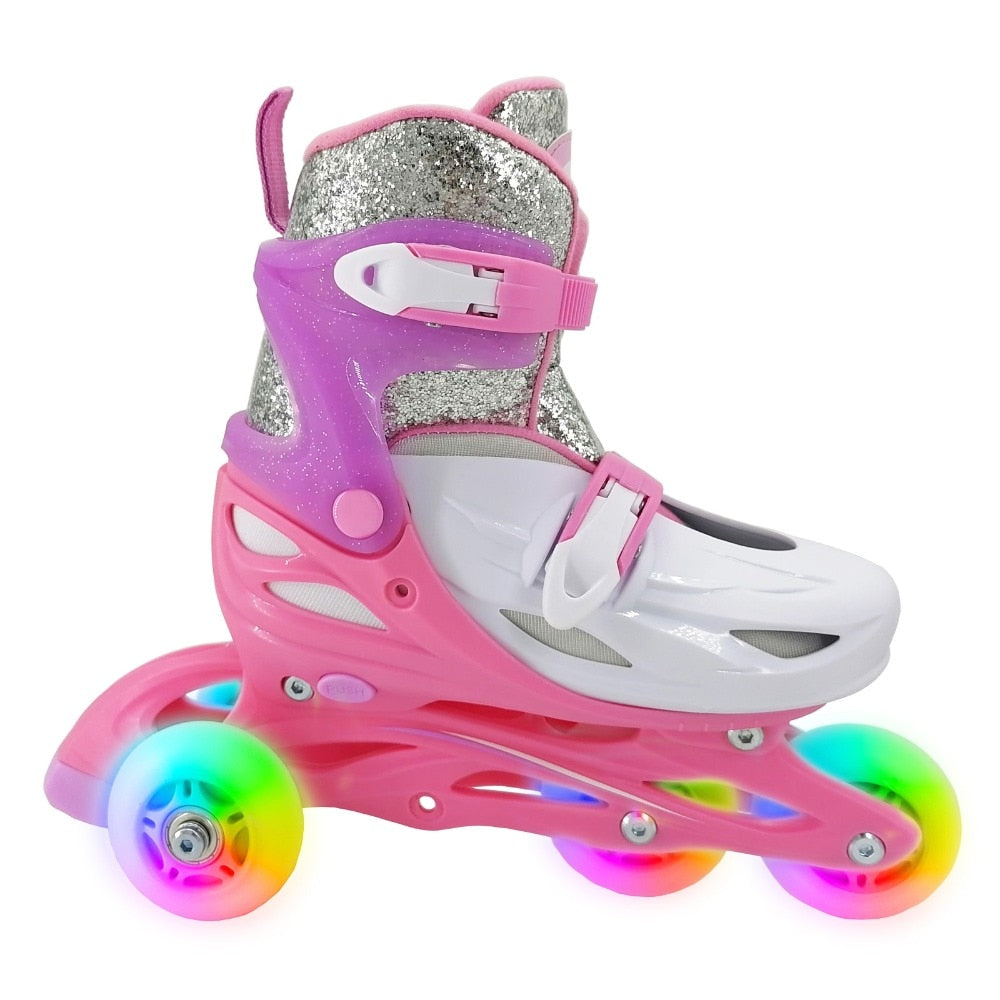 Kids Roller Skates 4 in 1 Adjustable Roller Skates