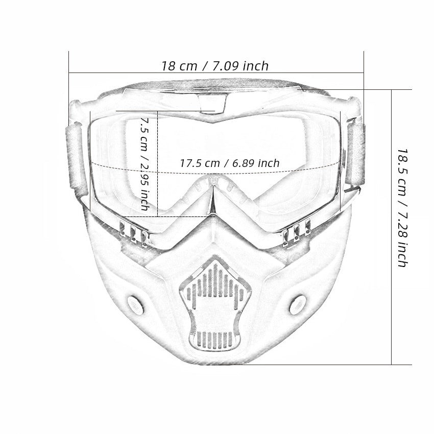 WINTER SNOW Ski/Motocross UNISEX Mask