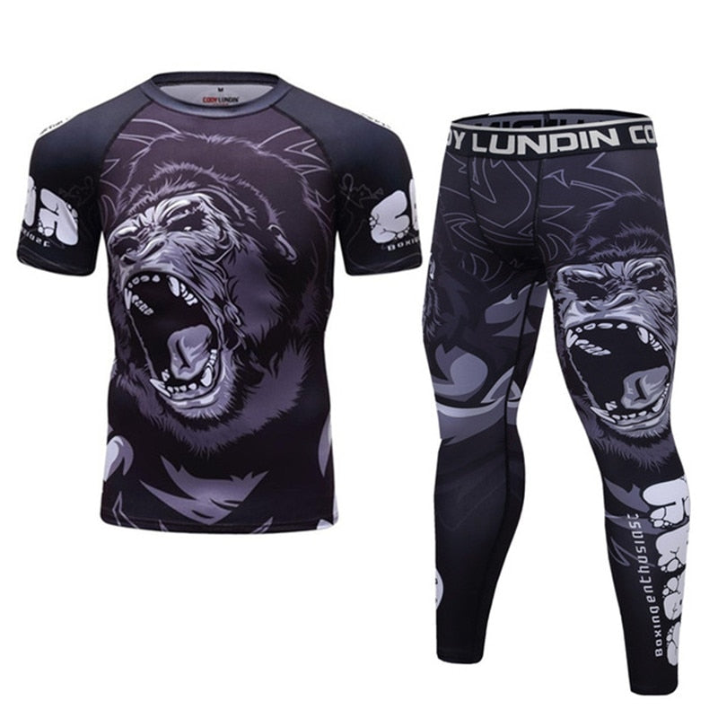 Rashguard  MENS Sports Compression Sets