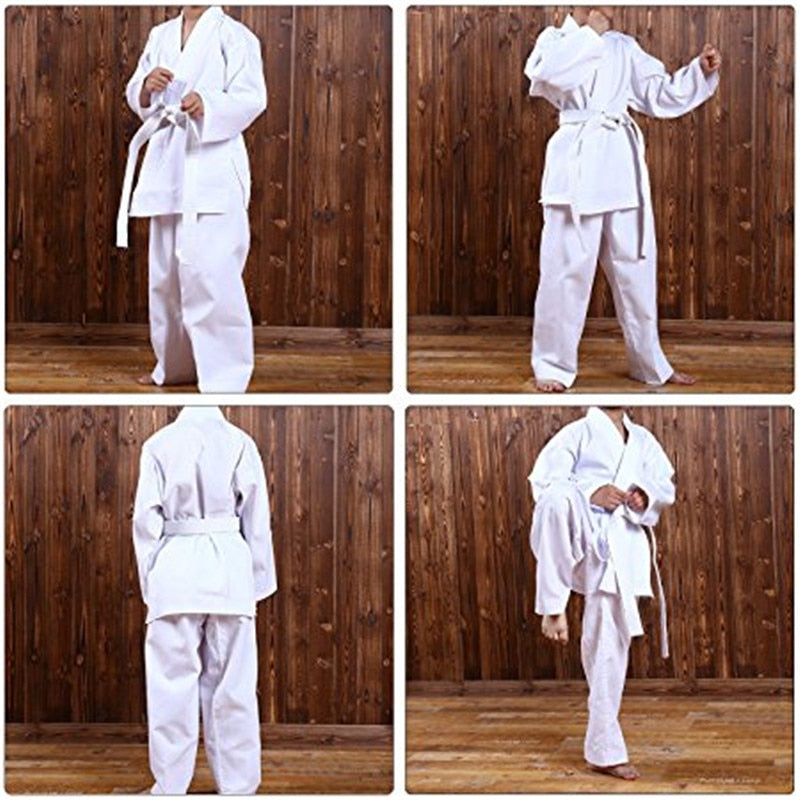 Martial Art Traditioinal Karate White Uniform With Belt