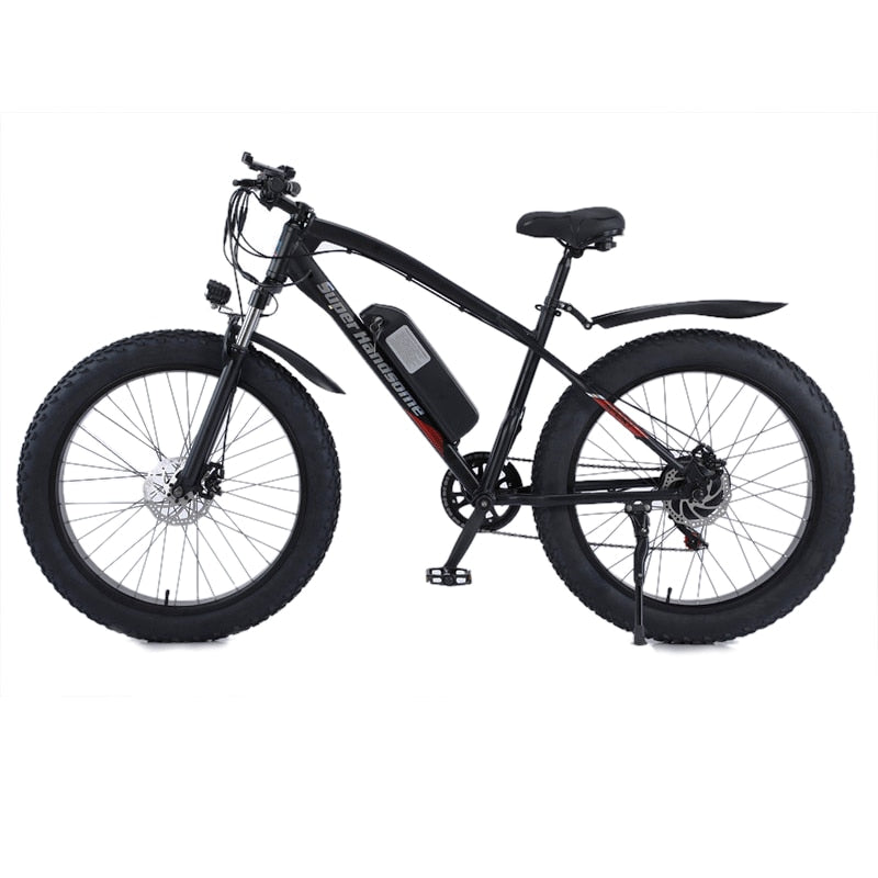 SUPER HANDSOME 26 inch Electric Mountain Snow Bike