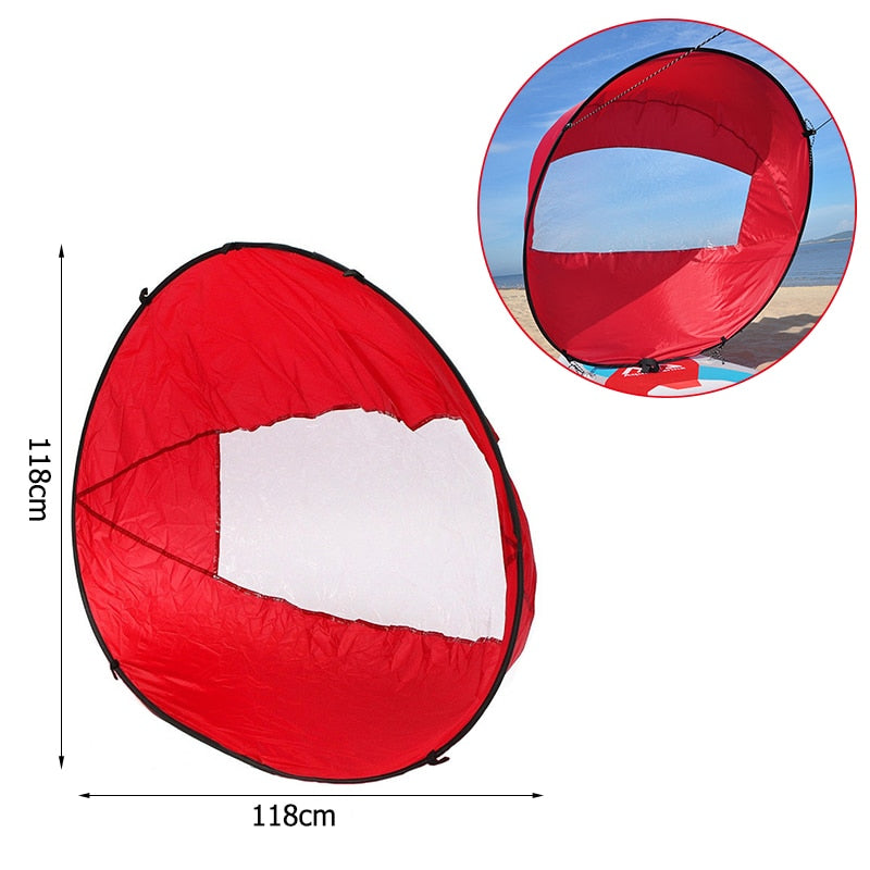 PVC Foldable Kayak Wind Chutes for Water Sailing Sports