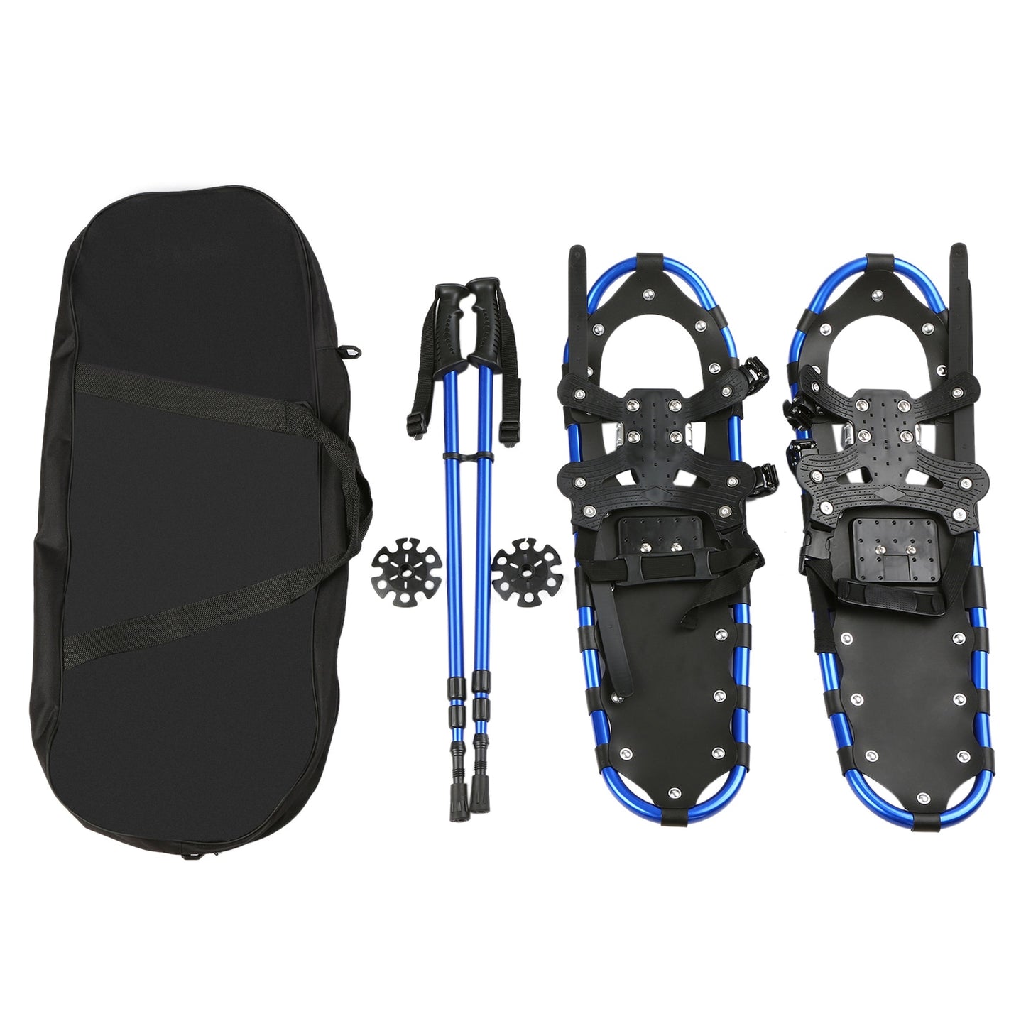 Adjustable Snowshoes  w/Ski Trekking Poles