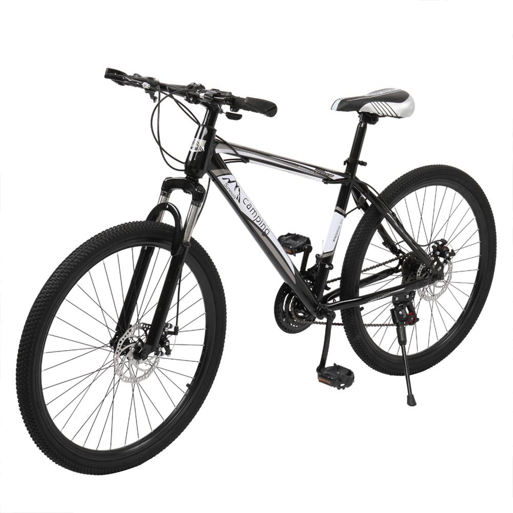 Mountain Bike 26 Inch 21 Speed Bicycle with Disc Brake Adjustable Shipping