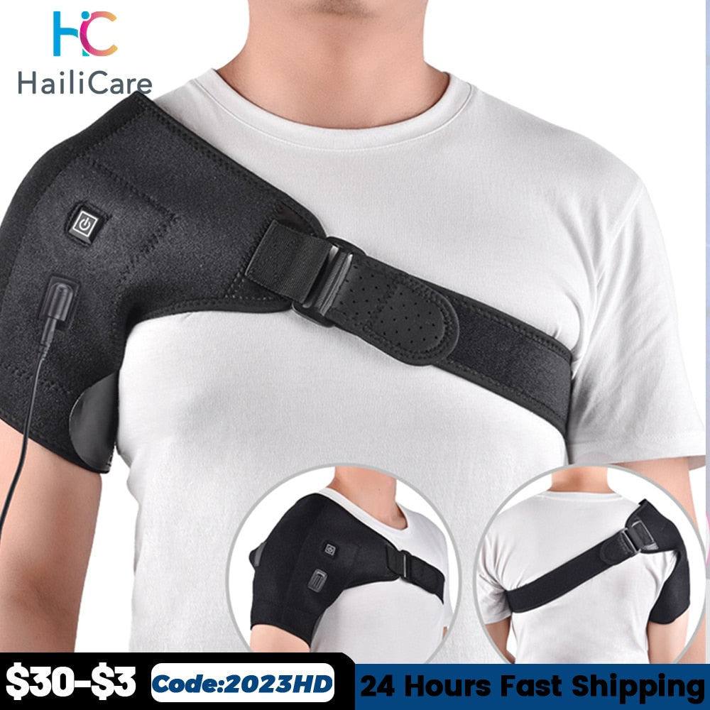 Electric Heat Therapy Shoulder Support Brace