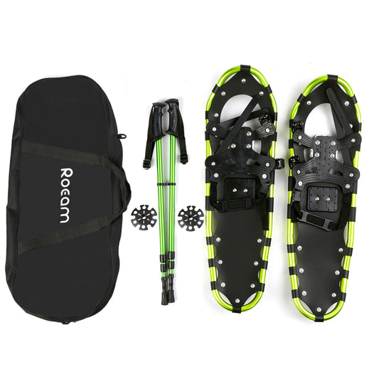 Adjustable Snowshoes  w/Ski Trekking Poles