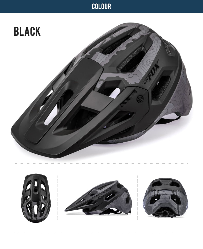 HELMET "BATFOX" OFF-ROAD bike & Skateboard Helmet